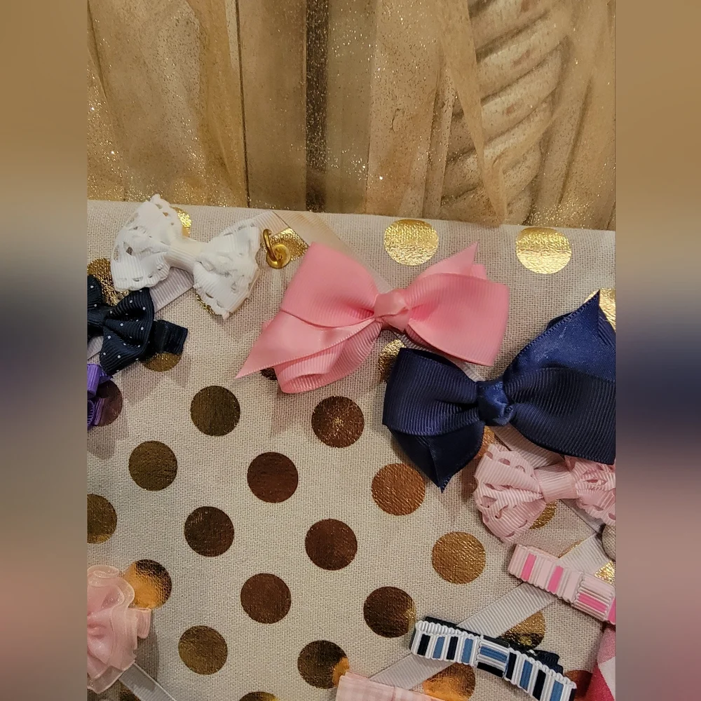 Little Girls Bandana, Hair Bows And Hair Clips